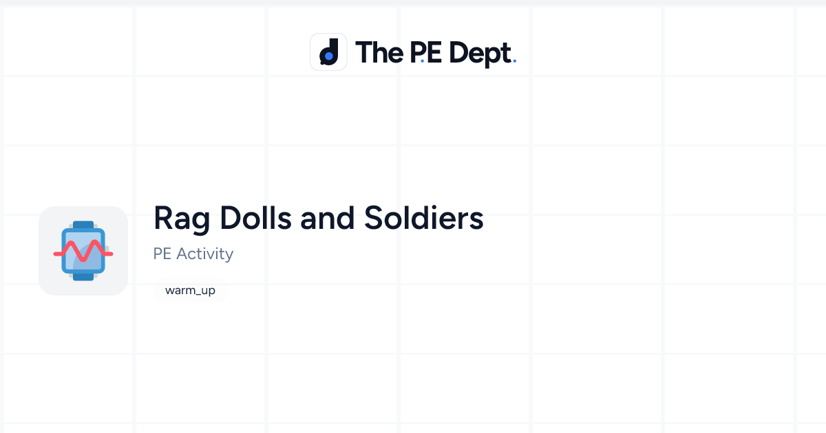 Soldier Rag Rag Dolls and Soldiers Activity | The PE Dept
